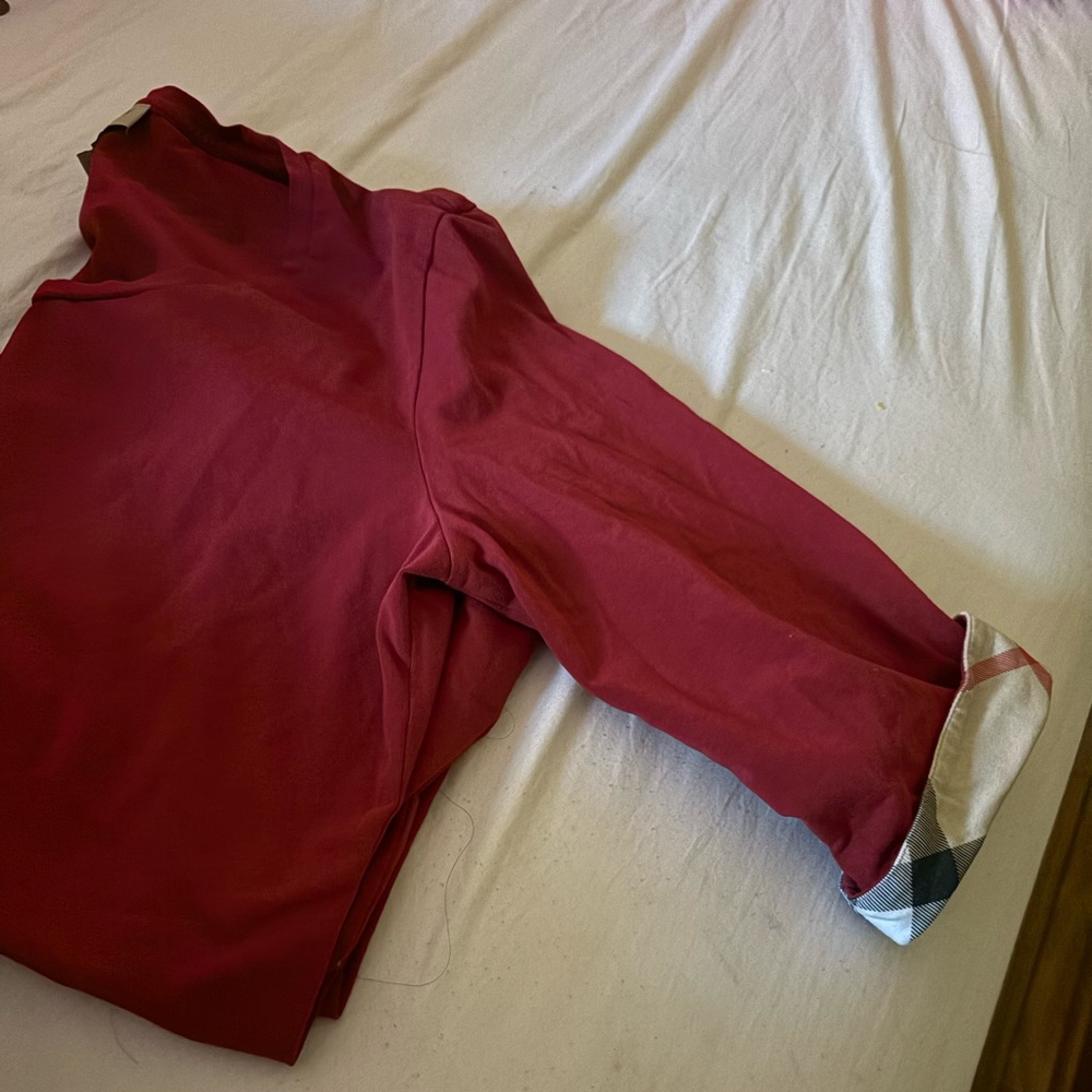 Burberry Vibrant Red Fabric